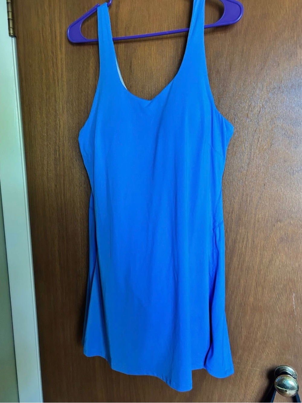 tennis dress with built-in bra and shorts with pockets xl